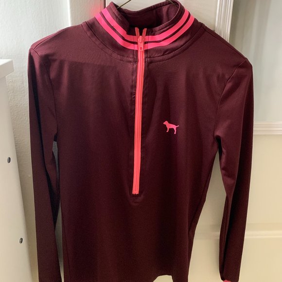 Victoria's Secret Pink Ultimate Half Zip Pullover - Picture 1 of 3